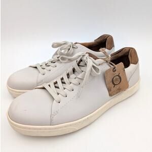 Børn Aden Lace-Up Sneaker Shoes Men's Round Toe White/Rust Size US8.5 EU42